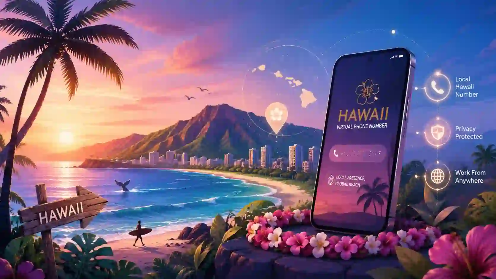 Buy Hawaii DID Number – Hawaii SIP Trunk Provider